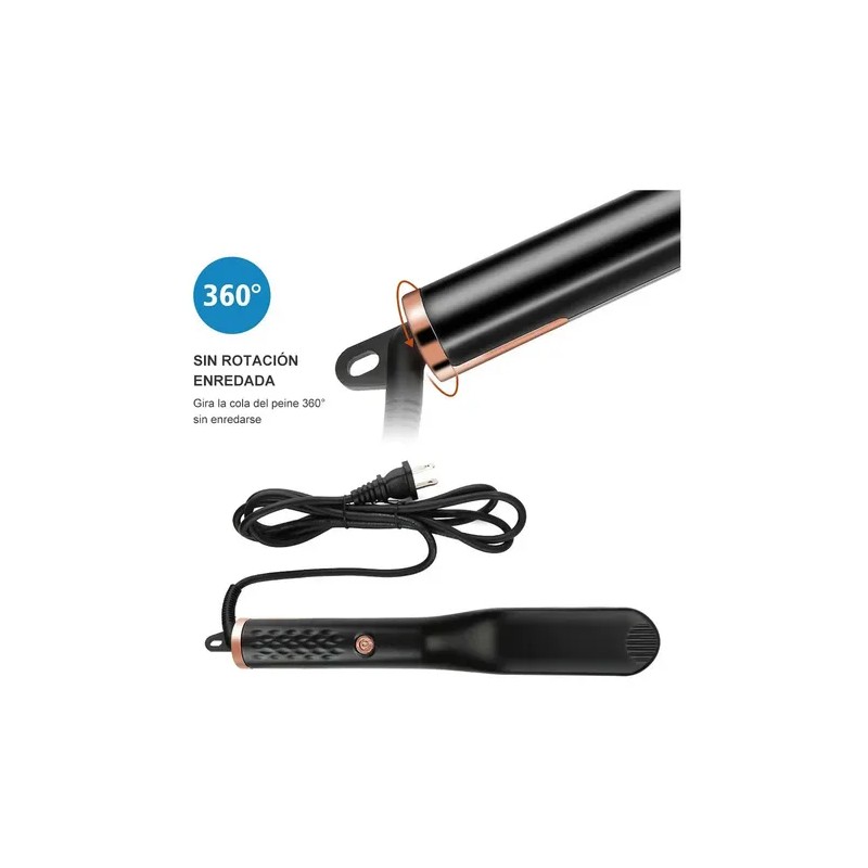 Cepillo Eléctrico Para Alisar Barba Y Cabello