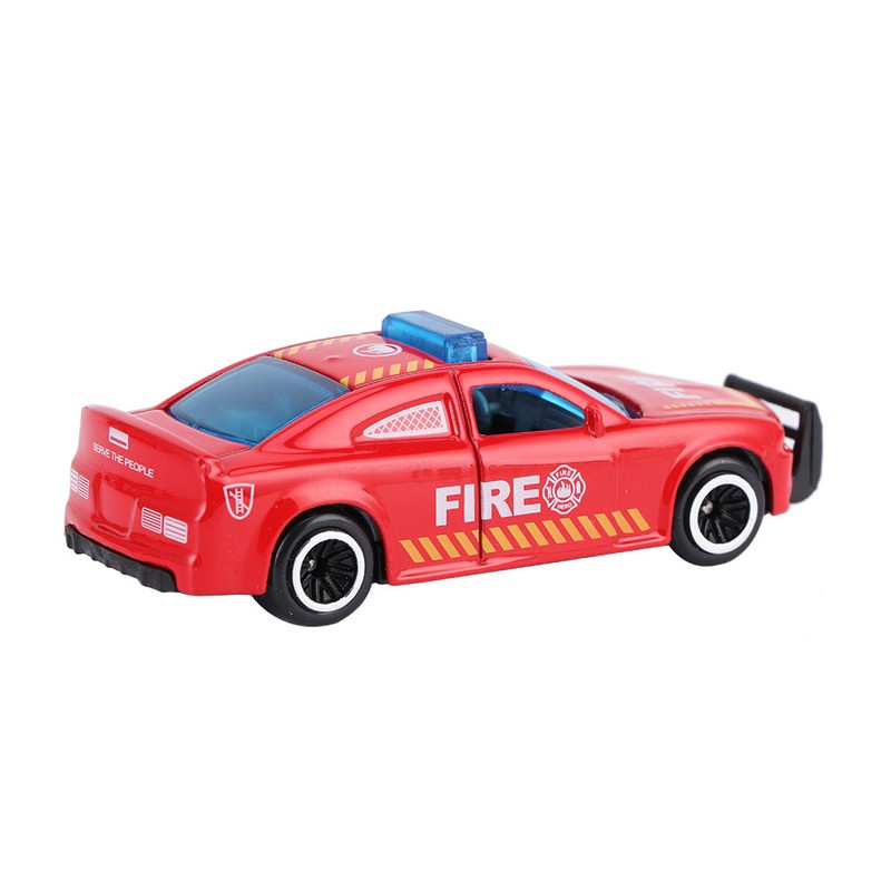 6pcs 1:64 Engineering Car Model Alloy Simulation Vehicle Car Model