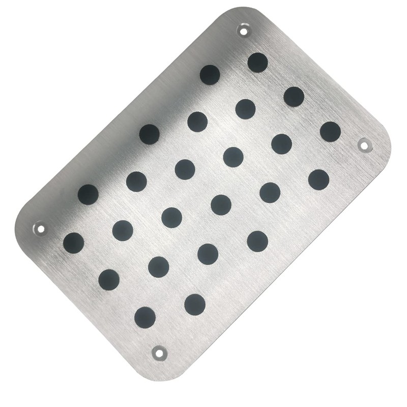 Rxmgf Car Truck Floor Mat Carpet Heel Pad Plate Rest