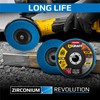 Zirconia Flap Discs 4 1/2 for Angle Grinder - 80