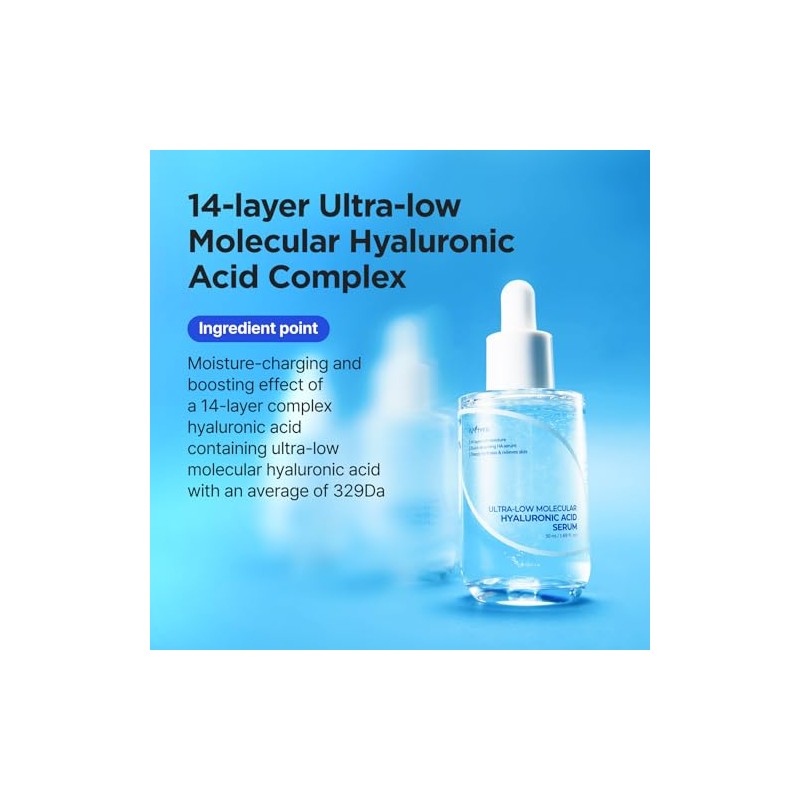 ISNTREE Ultra-Low Molecular Hyaluronic Acid Serum 1.69 fl.oz | Vegan
