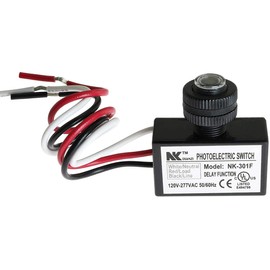 Longdex Photo Eye Light Sensor Switch Auto On/Off 120V Dusk to Dawn Photocell Control Light Sensor Switch
