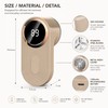Rechargeable Fabric Shaver for Clothes – LED Digital Lint &