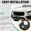 No Drill Front License Plate Bracket Holder Compatible with Maserati