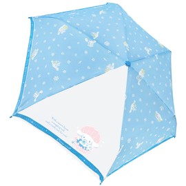 Jays Planning 111444 Cinnamoroll Folding Umbrella, 20.9 inches (53 cm), Shell 111444, Sanrio Folding Umbrella with Safety Wheel