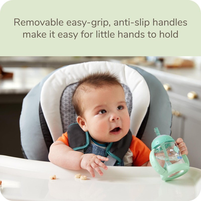 NUK Learner Straw Cup, 10oz, 2-Pack - Toddler Sippy Cup