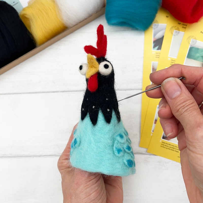 Bergin & Bath Needle Felting Kit - Chicken Egg Cosy