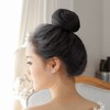 언니네 가발 똥머리 헤어망 가발(내추럴블랙) Sister's Wig Bun Hair Net
