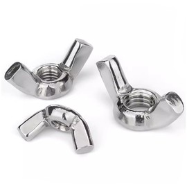 3/16"-24 Wing Nuts,Stainless Steel 18-8(304) Wing Nuts, 20Pcs-Pack