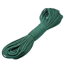 KEEJEA 100ft Type III 7 Strand Core Paracord 550 Parachute (25# Grass Green)