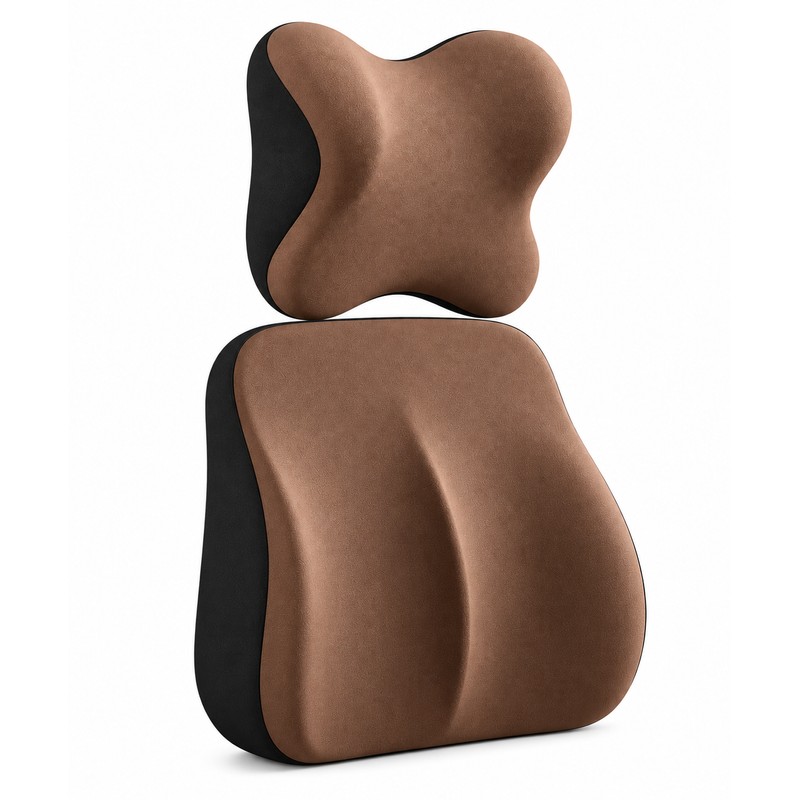Premium Memory Foam Car Seat Cushion Set for Driving –