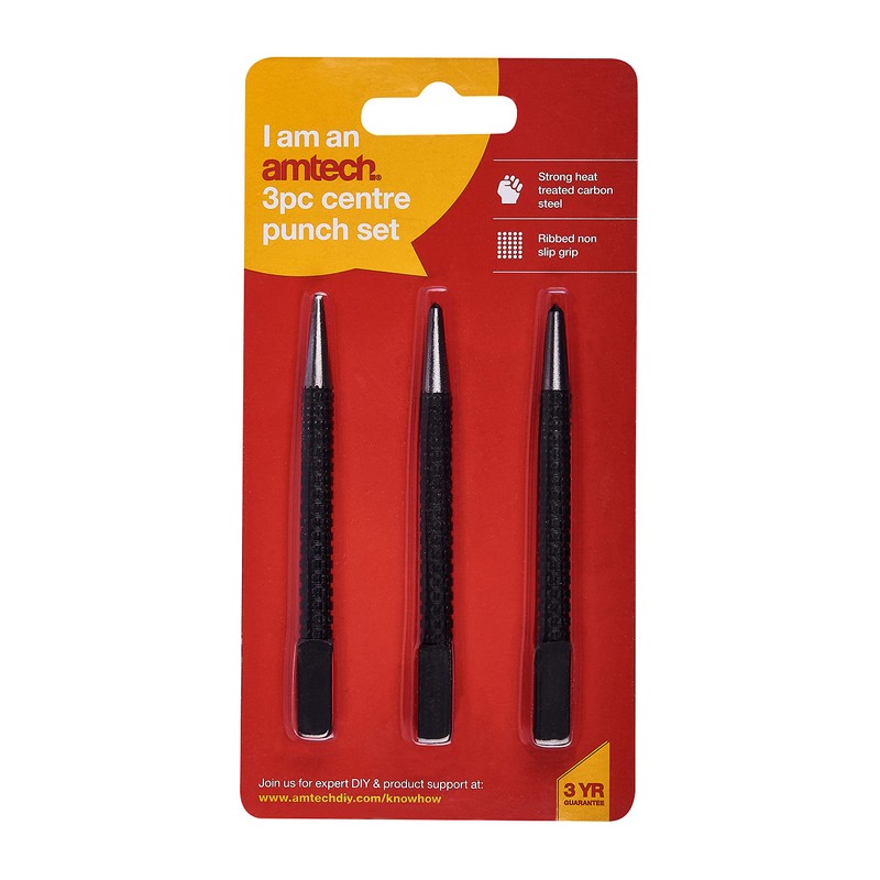 Amtech H0900 3 Piece centre punch set