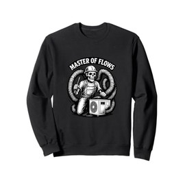 Master of Flows HVAC Skeleton Design for Cooling and Heating Sweatshirt