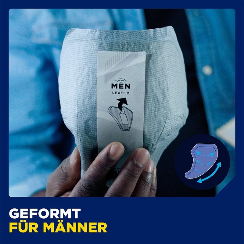 Tena Men Active Fit Level 3 Incontinence Pads Pack of