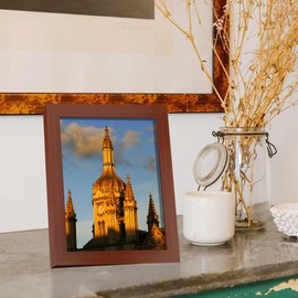 SESEAT 8x10 Picture Frame Dark Red, Display Pictures for Wall and Tabletop, 1 Pack