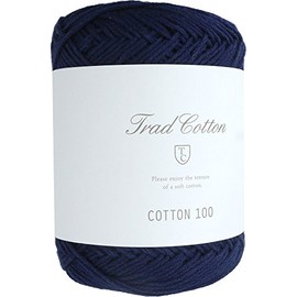 DARUMA Trad Cotton 100% Cotton Yarn, Col.10, 0.9 oz (25 g), Approx. 32.8 ft (108 m)