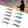 10 Pcs Shrimp Shape Fishing Baits,Bass Fishing Lures,Colorful Artificial Shrimp