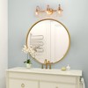 GEPOW Gold Vanity Light, Modern Bathroom Light Fixtures Over Mirror,
