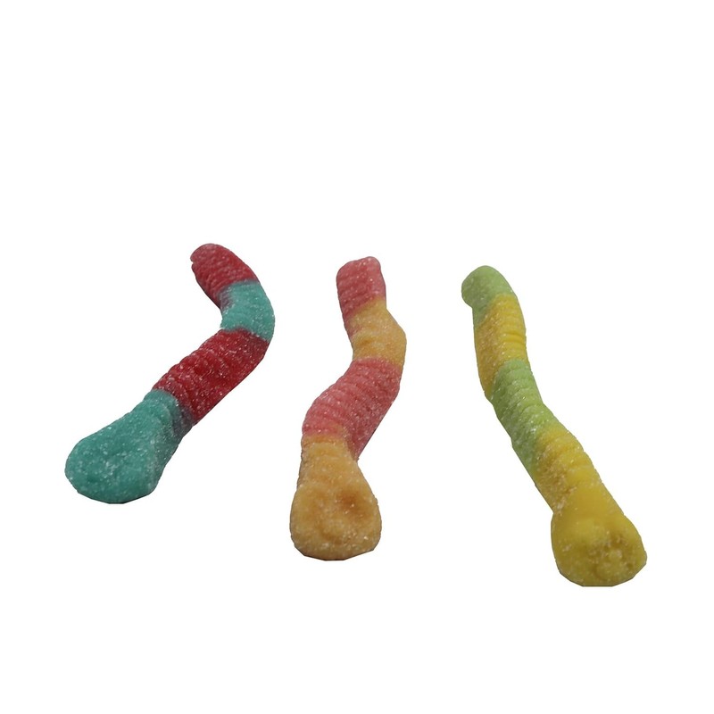 Smarty Stop Gummy Worm Candies (2 Pound (Pack of 1),