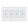Vilbetor Smart WiFi Switch 4 Pole, Touch, White, ON-AUTOMATIC-ON, Compatible