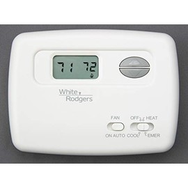 White-Rodgers 1F79-111 White-Rodgers 1F79-111 Digital Non-Programmable Heat Pump Thermostat with Lighted Display