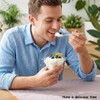 Rowcay Clear Ice Cream Cups with Spoons, 50 Pack, 8