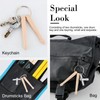 EASTROCK Mini Drumsticks Drum Key Keychain Percussion Tool