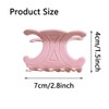 5 PCS Premium Durable Acetate Butterfly Hair Clips, Medium Size