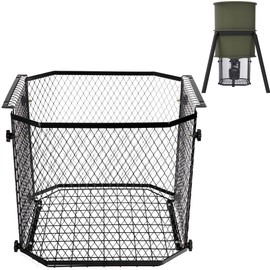 moonoom Deer Feeder Varmint Guard - 12.5” x 8.5” Varmint Cage for Feeder,Keep Raccoon Squirrels Birds Away from Your Feeder (Octagon)