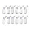 12 pieces 15 ml/ 0.5 oz Empty Refillable Transparent Plastic