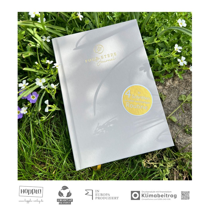 Four Steps Journal - Diary for a Sustainable Positive Routine,
