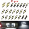 JahyElec 23PCS Car Interior Combo LED Map Dome Door Trunk