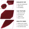 Iluadme Burgundy Braiding Hair Pre Stretched 18inch EZ Braid Pre