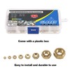 Glarks 160Pcs Metric M2 M2.5 M3 M4 M5 M6 M8