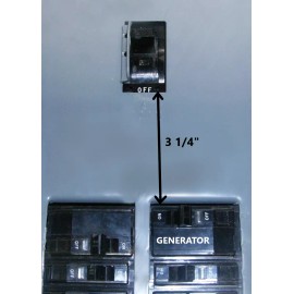 GenSafety Square D Generator Interlock Kit for 3 1/4" Spacing 150A and 200A Model SDVL