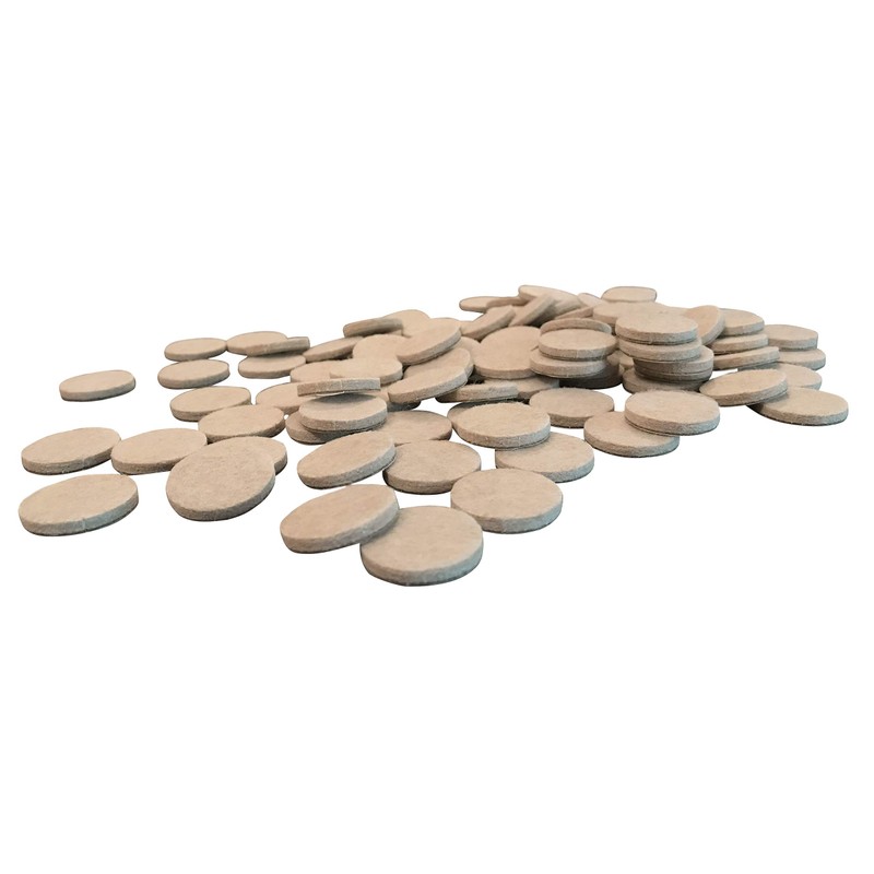 Felt So Good 8801E Self Adhesive Felt Furniture Pads, 1",