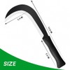 Sickle Garden Tool Machete for Yard Work and Cutting Trees