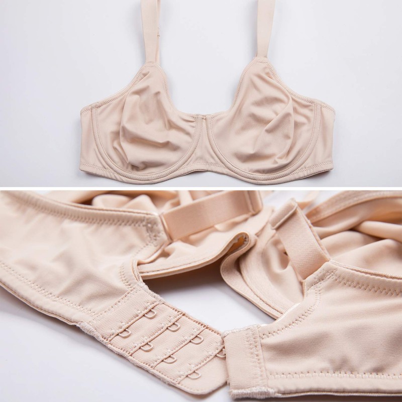 Delimira Ladies’ Minimizer Bra, Large Sizes, Unlined Full Cups with