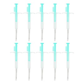 10Pcs Pet Microchip 134.2KHz Safe Lightweight Animal Implant ID Chips with 10 Tags for Livestock Animals Fish Wildlife