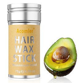Acomler Barra De Cera Para El Cabello - Pomada Para Estilizar No Grasienta Para Flyaways Y Peinado Elegante (1 Paquete)