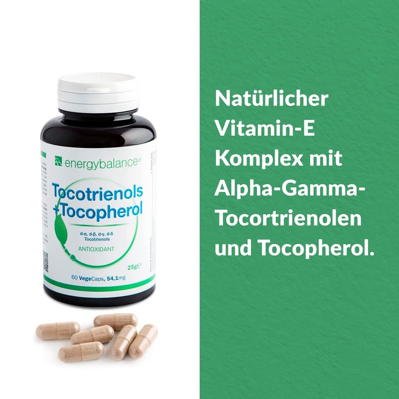 EnergyBalance Tocotrienol alpha-gamma - 4 tocopherols in 1 capsules with