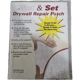 Wet & Set ECH-123 15" x 5" Fast Setting Drywall Repair Patch