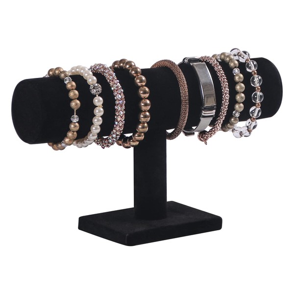 Coward Bracelet Holder Organizer for Show Jewelry Display Boutique Watch Stand for Selling Organization Storage (Detachable Back Velvet)