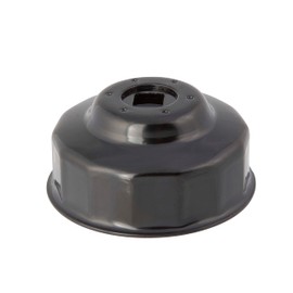 Steelman 64mm x 14 Flute Oil Filter Cap Wrench, 3/8-inch Drive, Low-Profile Design for Confined Space