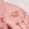 Philip Jones Rose Gold Plated Adjustable Leaf Ring Created with