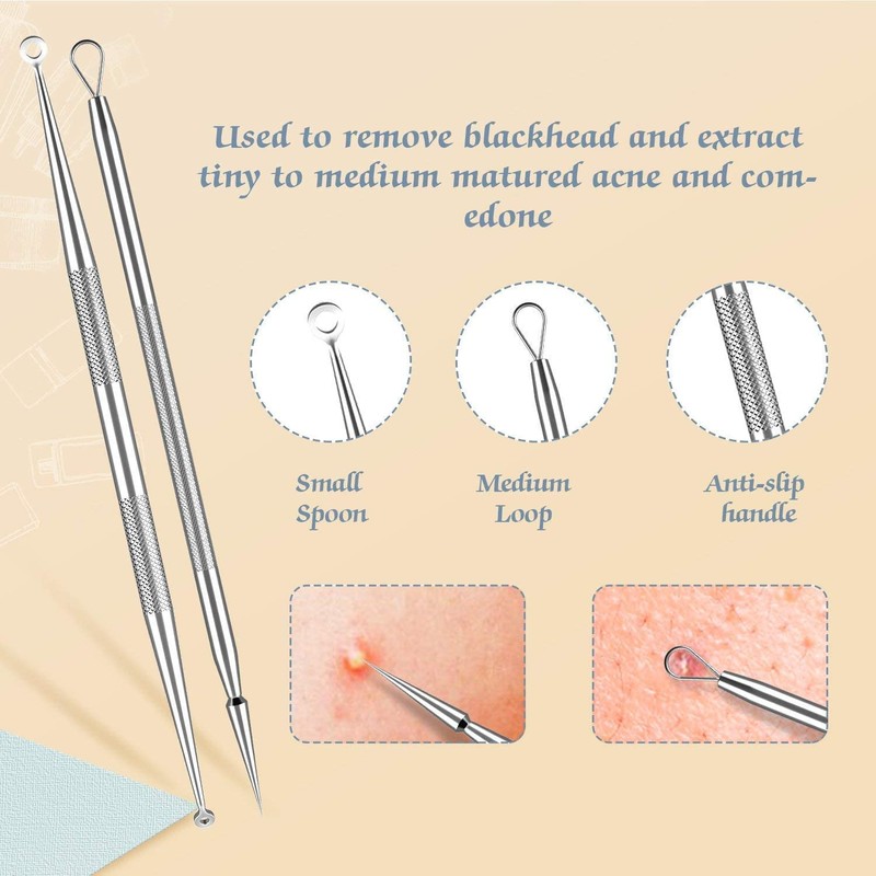 BESTOPE PRO Blackhead Remover, 6 Pieces Acne Remover Set -