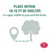 Perky-Pet Farmhouse Wild Bird Feeder - 2.8 lb Wild Bird