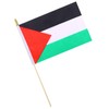 5 Pack Palestine Palestinians Small Mini Wood Hand Held Stick