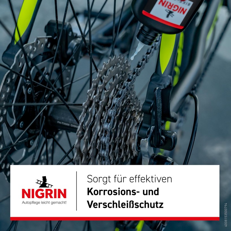 Nigrin 50079 Bicycle Chain Oil, 100 ml, Grey