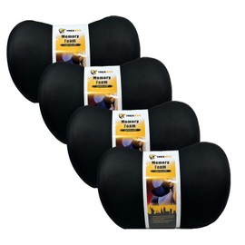 TrexNYC Car Neck Pillow for Driving Seat - Car Neck Pillow - Car Seat Neck Support - Neck Pillow Car Headrest (Neck Support, 4 Packs)